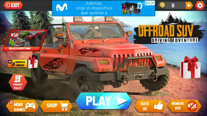 Offroad SUV Jeep Driving Games android App screenshot 5