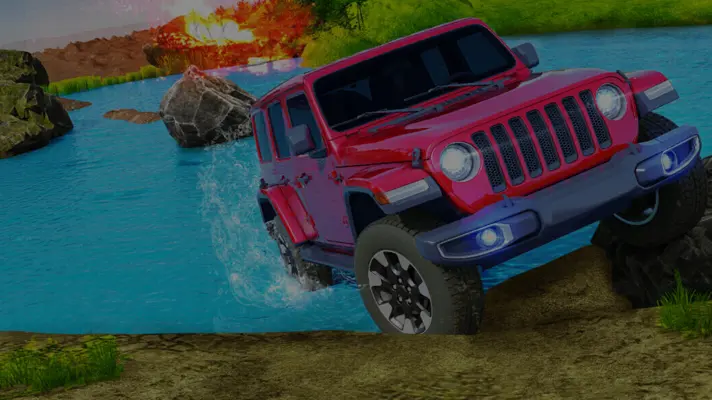 Offroad SUV Jeep Driving Games android App screenshot 6